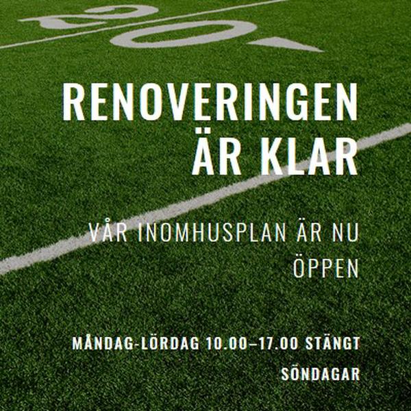 Slutförande av renovering green modern-simple