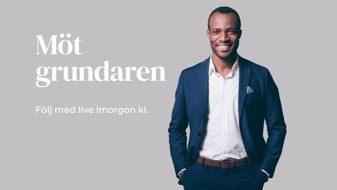 Möt grundaren gray modern-simple