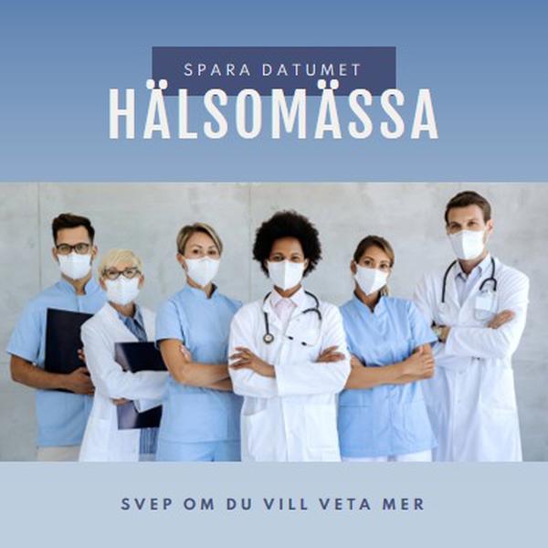 Hälsosamt liv blue modern-simple