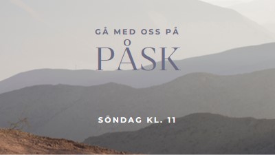 Följ med oss på påskdagen gray modern-simple