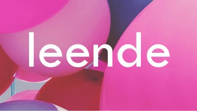 Alla leenden pink modern-bold