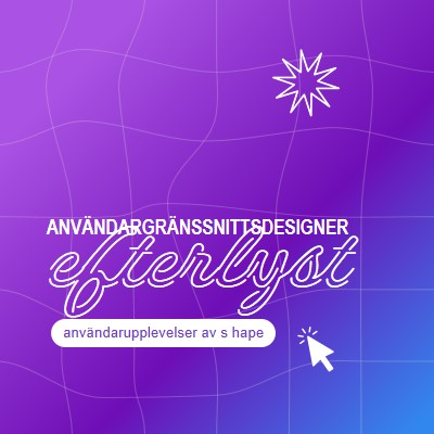 Användargränssnitt/användargränssnittsdesigner sökes purple bold,playful,digital,grid,neon,gradient