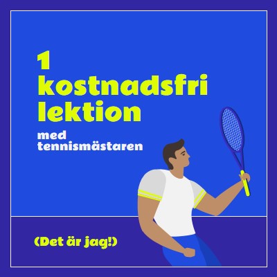 Gratis lektion med tennismästare blue vibrant,bold,block,frame,graphic,bright