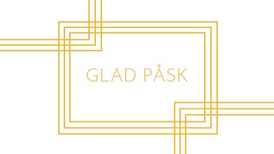 Glad påsk white modern-geometric-&-linear