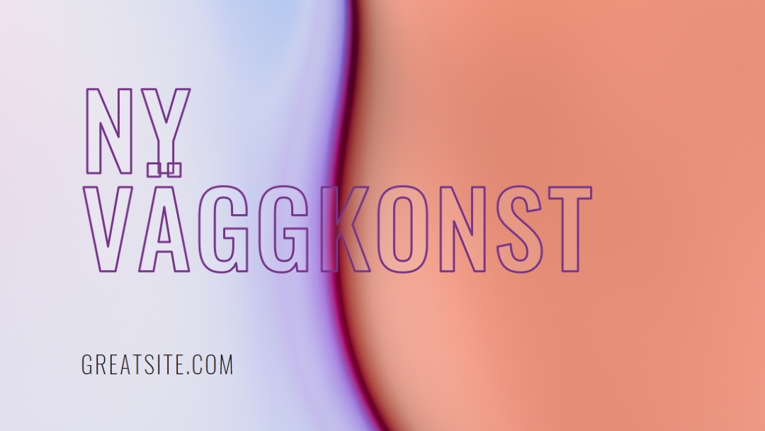 Nyheter purple modern-simple