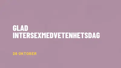 Happy Intersex Awareness Day purple modern-bold