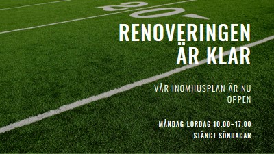 Slutförande av renovering green modern-simple