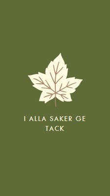 Attityd till tacksamhet green modern-simple