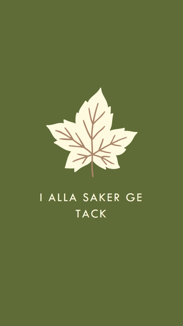 Attityd till tacksamhet green modern-simple