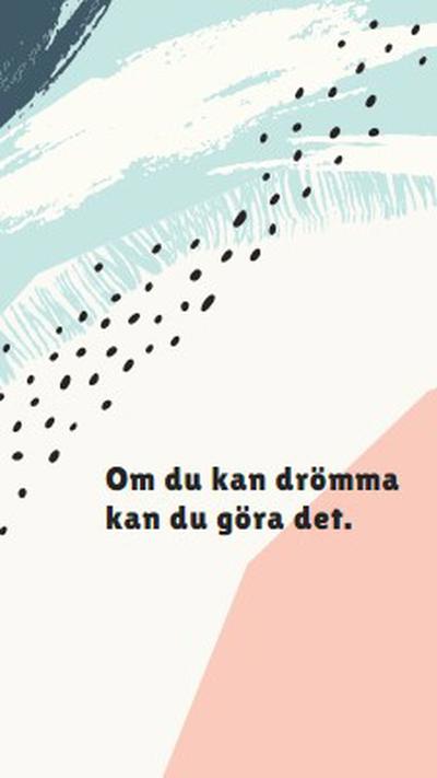 Vildaste drömmen white organic-simple