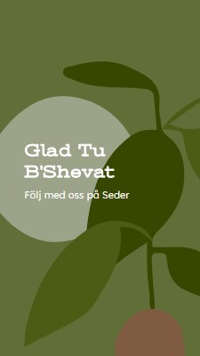Glad Tu B'Shevat green organic-simple