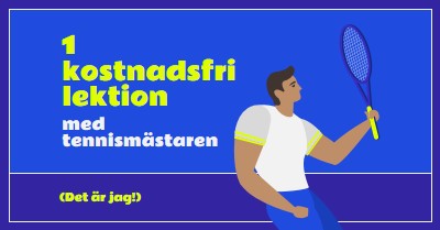 Gratis lektion med tennismästare blue vibrant,bold,block,frame,graphic,bright