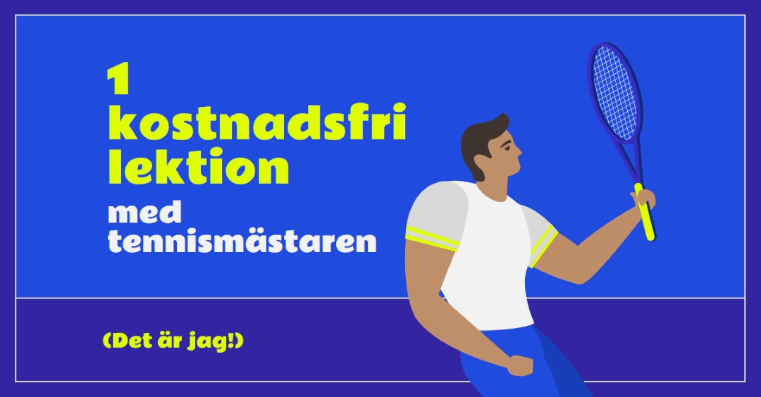 Gratis lektion med tennismästare blue vibrant,bold,block,frame,graphic,bright