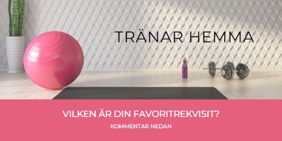 Tränar hemma gray modern-bold