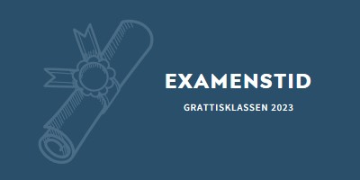 Ditt examensbevis blue modern-simple