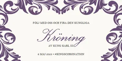 Länge leve kungen white modern-simple