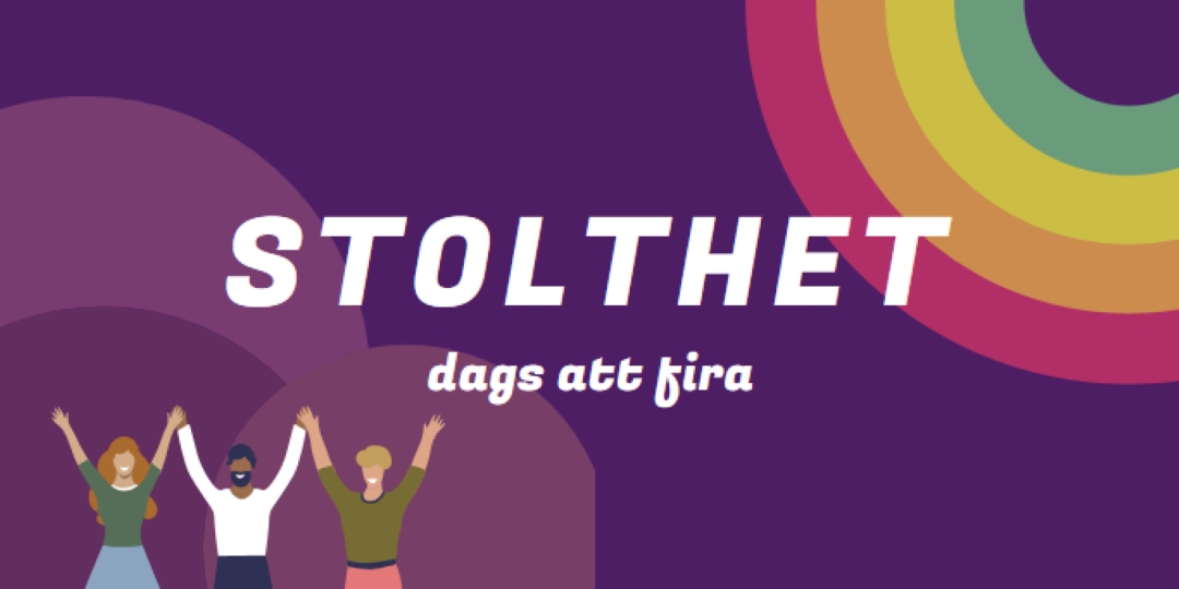 Firar stolthet purple modern-bold