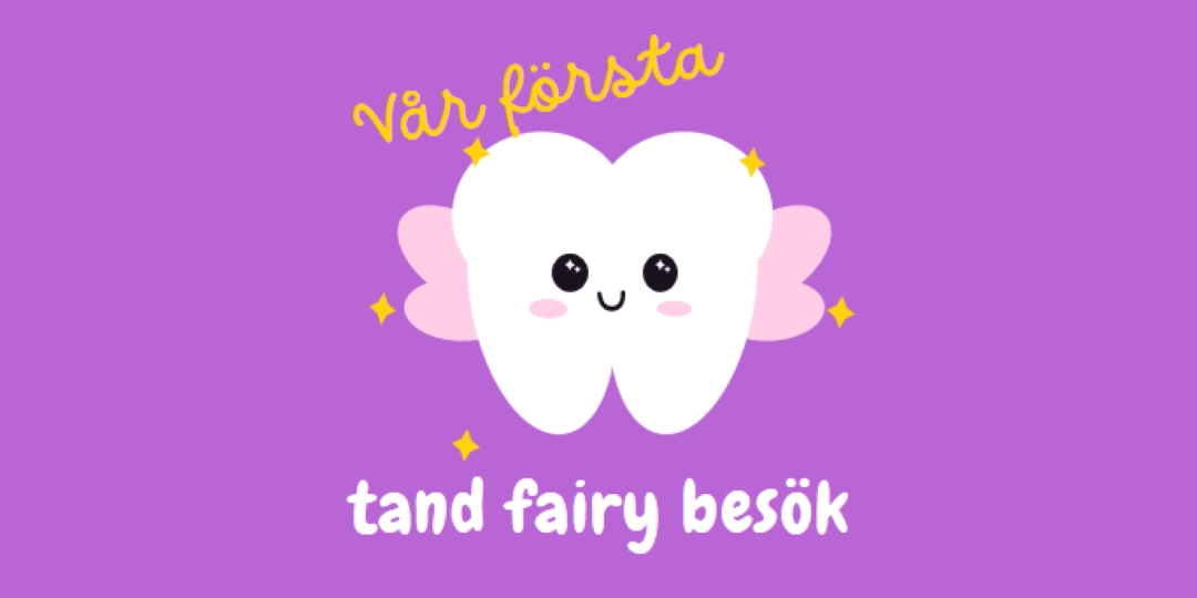 Första tandfébesöket purple whimsical-color-block