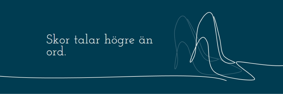 Leva det höga livet blue whimsical-line