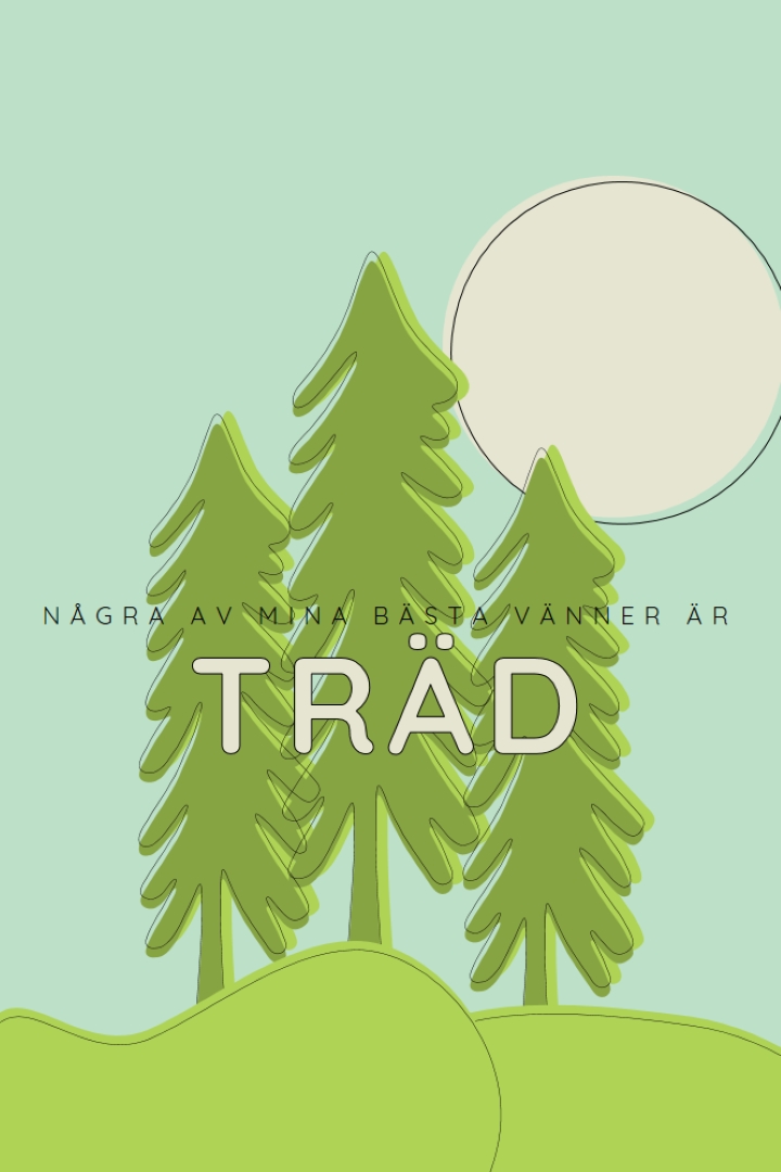 Skogsreträtt green whimsical-line