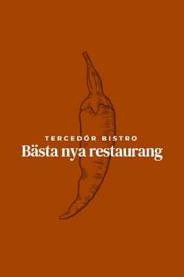 Vi är den bästa nya restaurangen red modern-simple