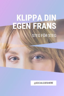 Klippa din egen frans purple modern-bold