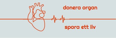 Bli organdonator blue whimsical-line