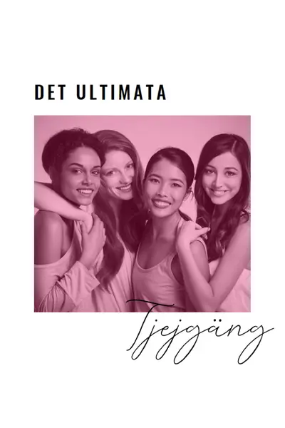 Tjejgäng white modern-simple