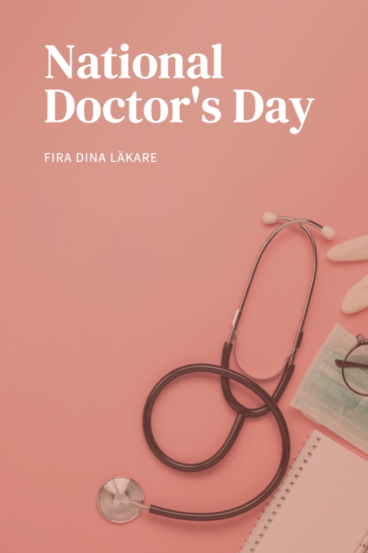 Fira dina läkare pink modern-simple