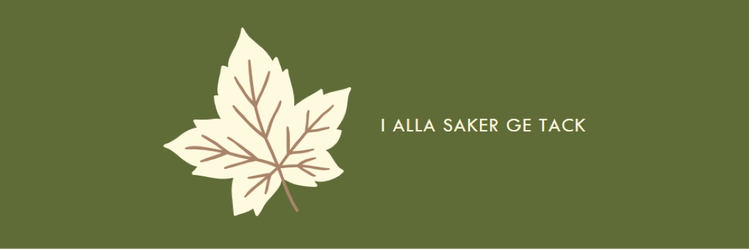Attityd till tacksamhet green modern-simple