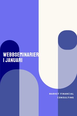 Webbseminarier i januari blue modern-bold