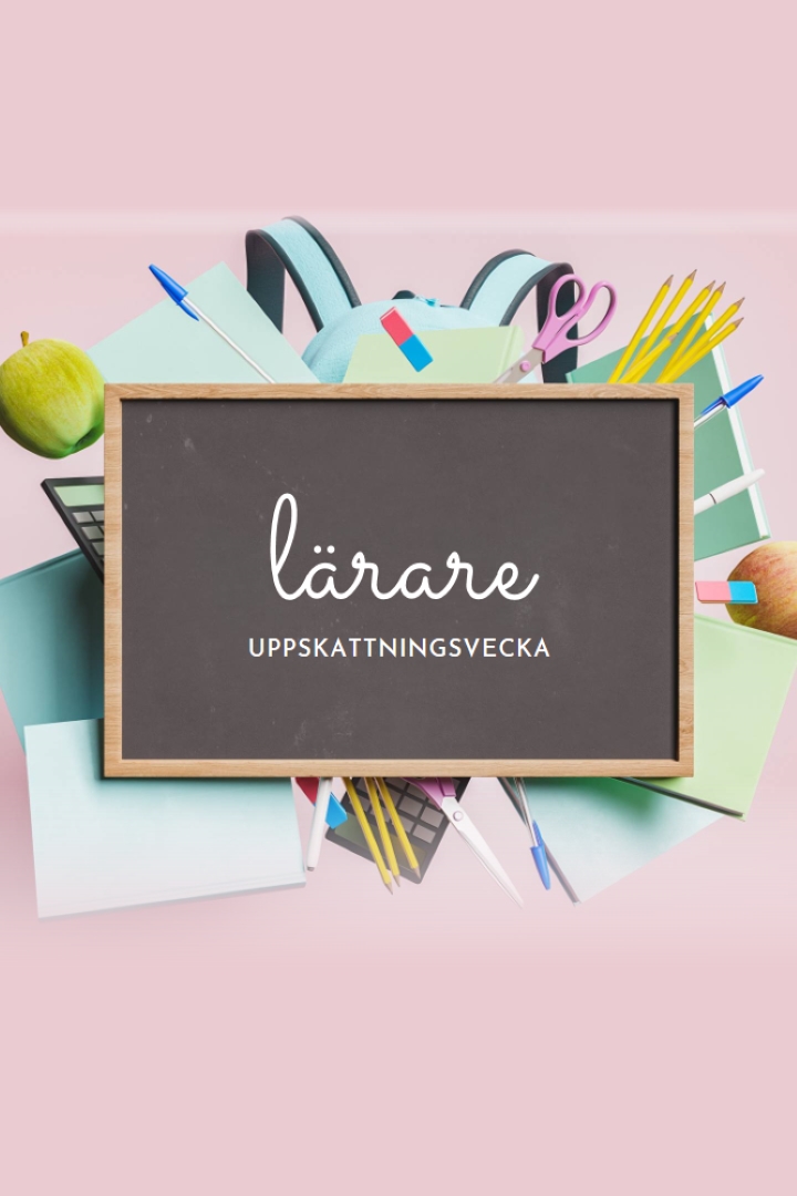 Uppskatta lärare pink modern-simple