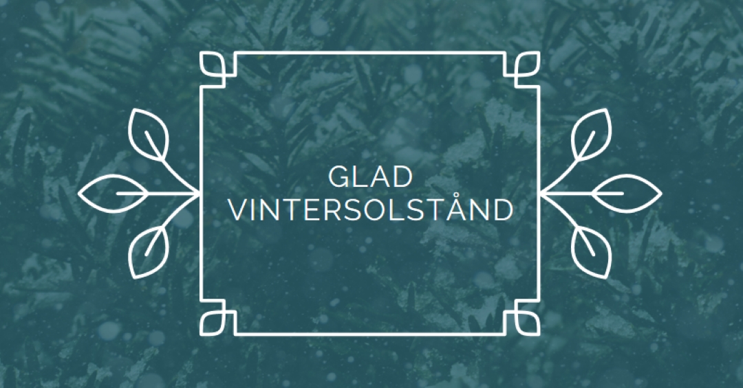 Vintersolstånd green modern-simple