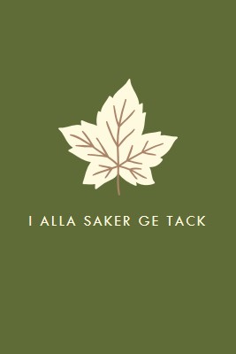 Attityd till tacksamhet green modern-simple