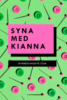 Sy med mig pink modern-bold