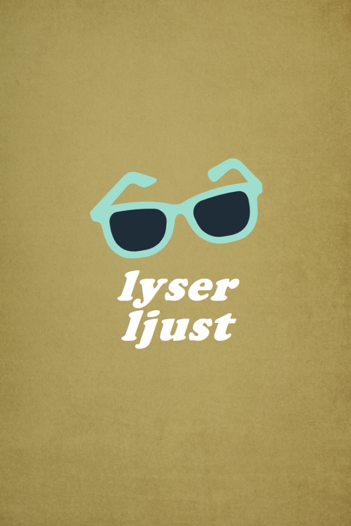 Skina starkt solsken green vintage-retro