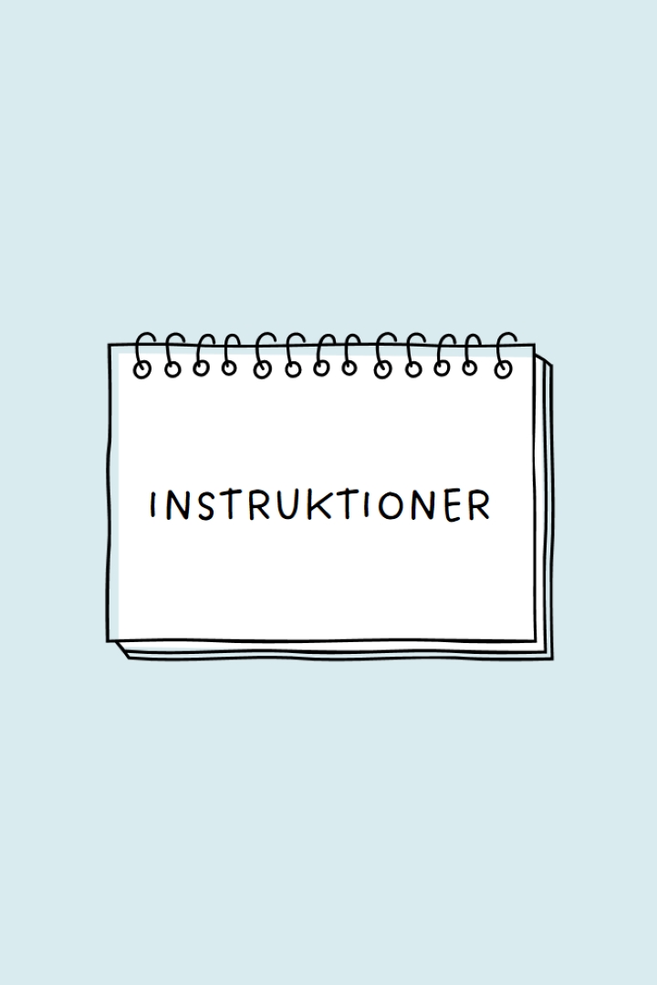 Dina instruktioner blue whimsical-line