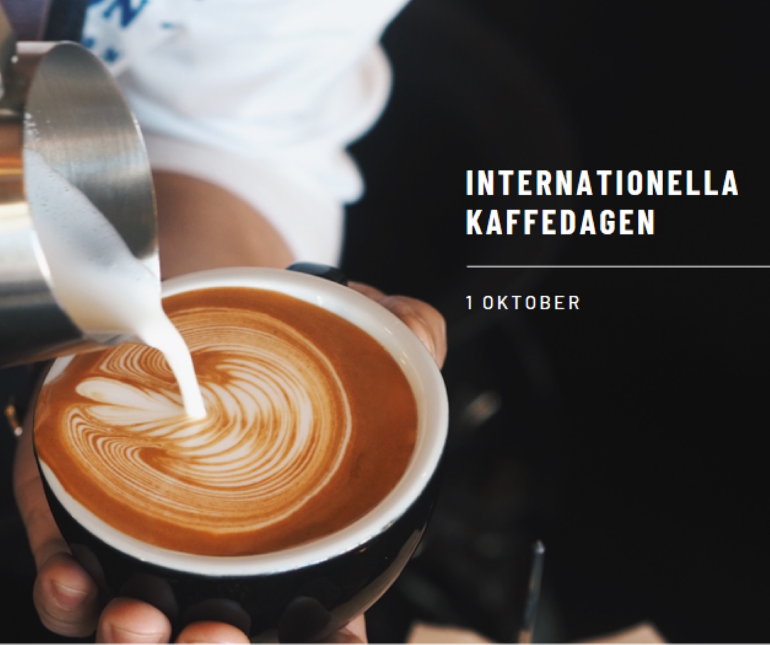 Internationella kaffedagen brown modern-simple