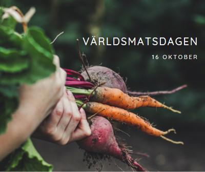 Fira världsmatsdagen green modern-simple