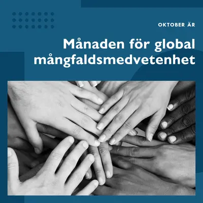 Månaden för global mångfaldsmedvetenhet blue modern-geometric-&-linear
