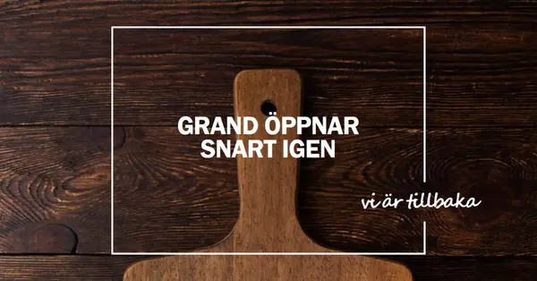 Vi är tillbaka brown modern-simple