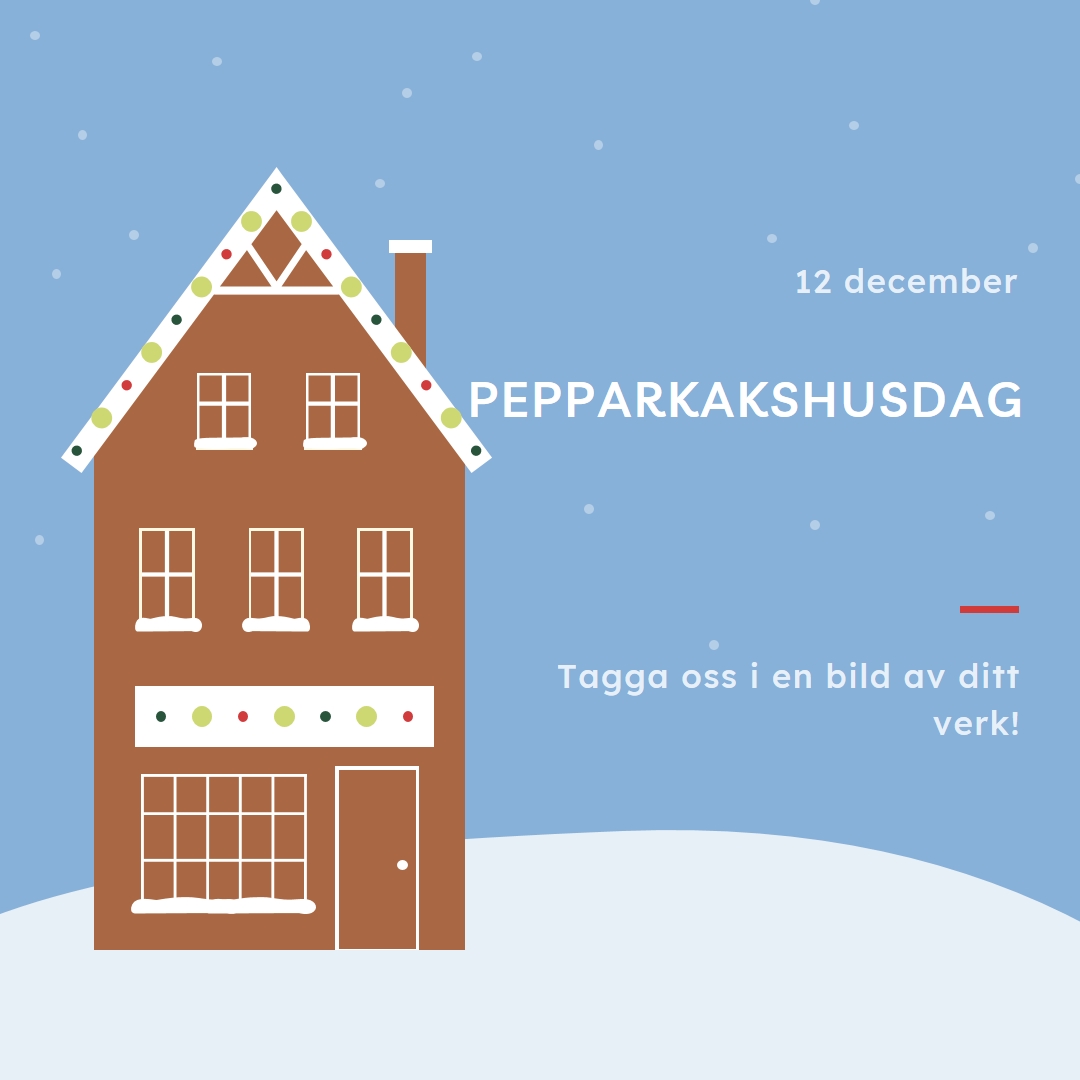 Pepparkakshusdag blue whimsical-color-block