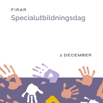 Fira specialutbildningsdagen purple whimsical-color-block