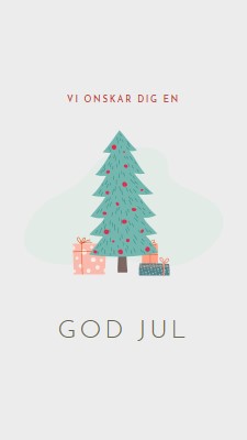 Önskar dig en god jul pink whimsical-color-block