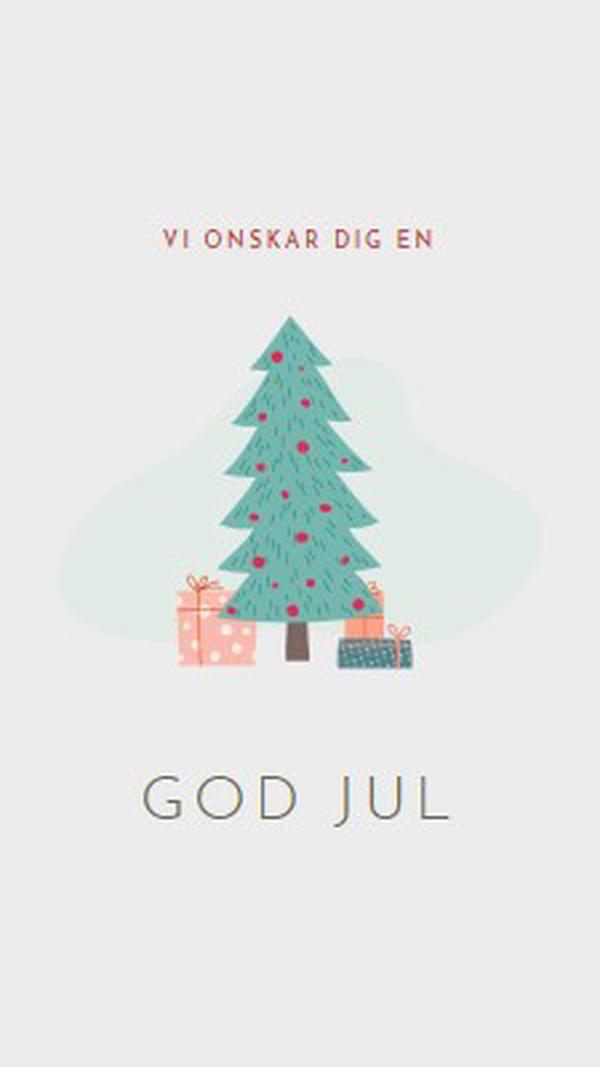 Önskar dig en god jul pink whimsical-color-block