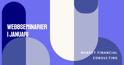 Webbseminarier i januari blue modern-bold