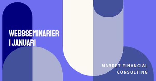 Webbseminarier i januari blue modern-bold