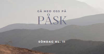 Följ med oss på påskdagen gray modern-simple