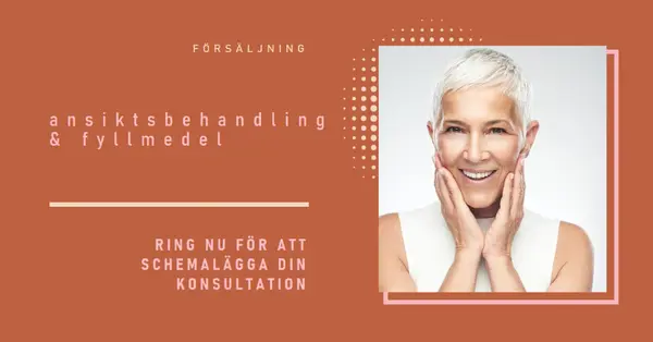 Försäljning av ansikts- och fyllmedel orange modern-geometric-&-linear