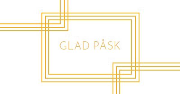 Glad påsk white modern-geometric-&-linear